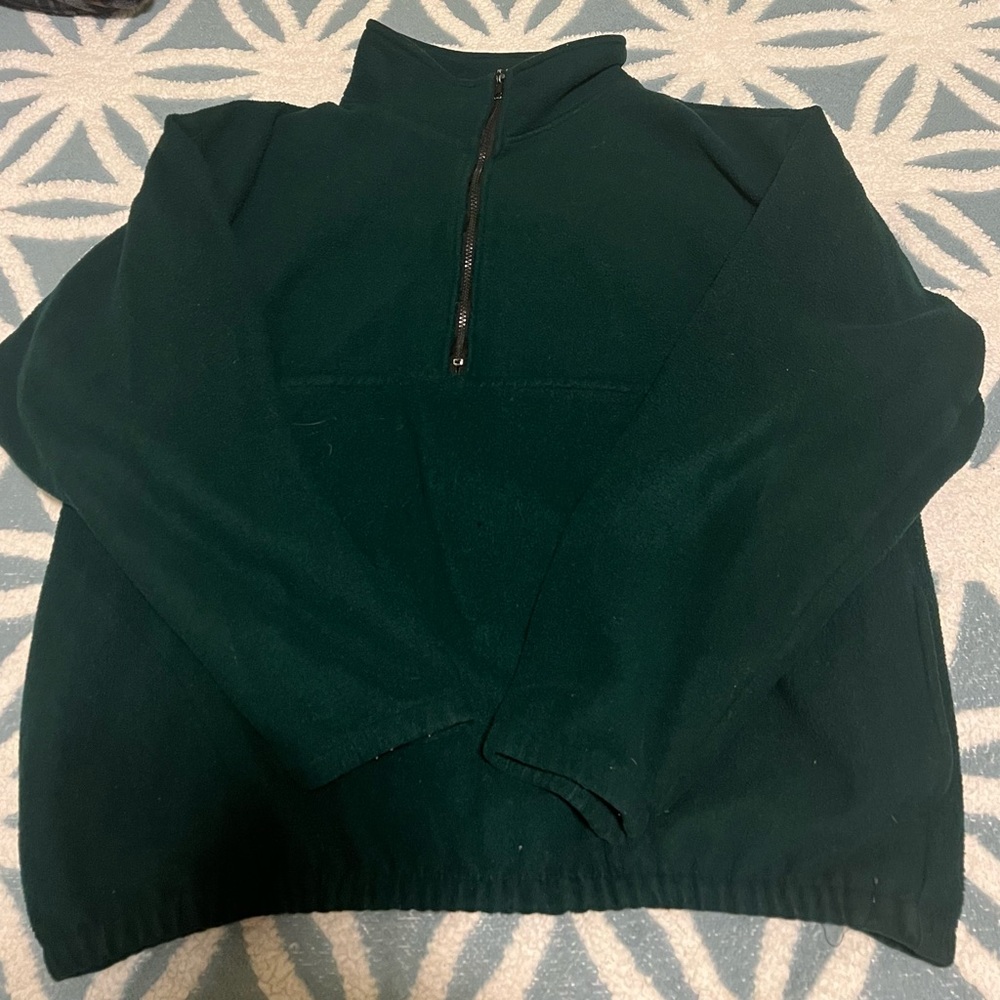 Vintage Britches Forest Green Half-Zip Pullover
